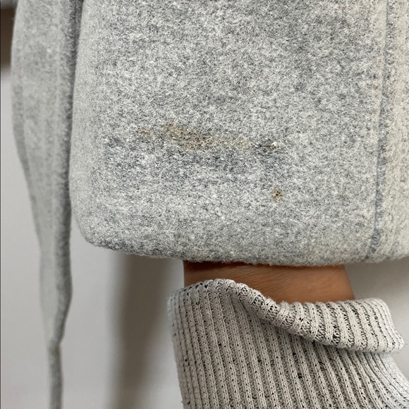 Babaton virgin wool and cashmere coat heather gray - Picture 8 of 9